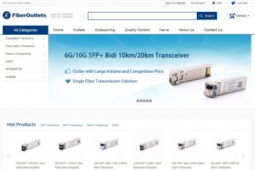 Fiberoutlets光通信产品批发交易平台