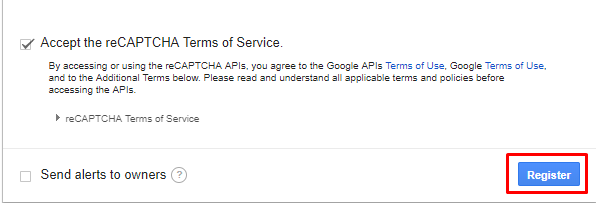 注册google recaptcha