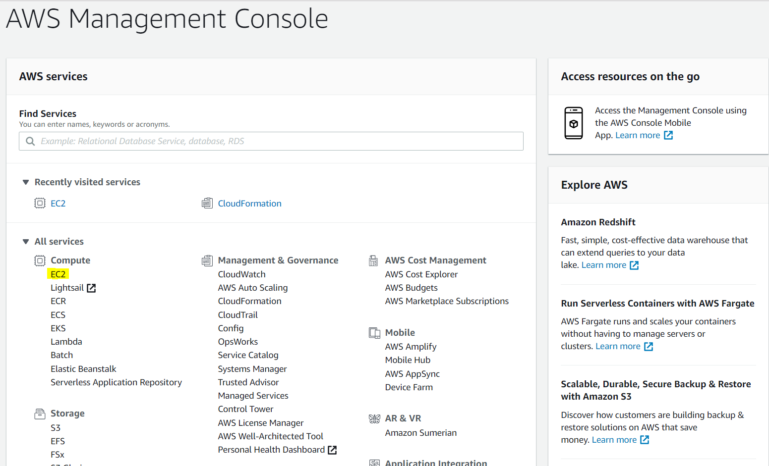 Amazon Developer Console